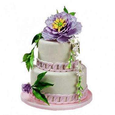 Торт Свадебный цветок купить - юрга.сладкоежкин.рф