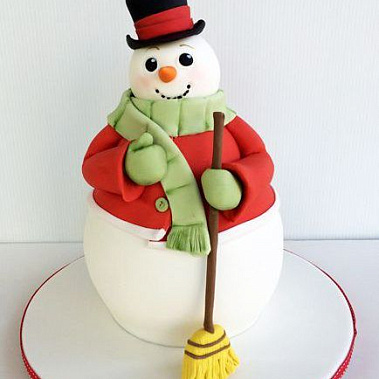 Торт добрый снеговик купить - юрга.сладкоежкин.рф
