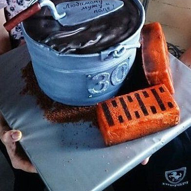 Торт поздравление строителя купить - юрга.сладкоежкин.рф
